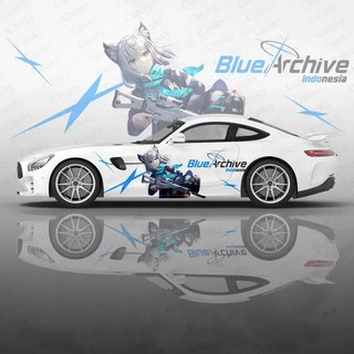블루 아카이브 애니메이션 자동차 바디 스티커 이타샤 비닐 사이드 데칼 장식 보호 필름, 05 06, 01 for Both Side