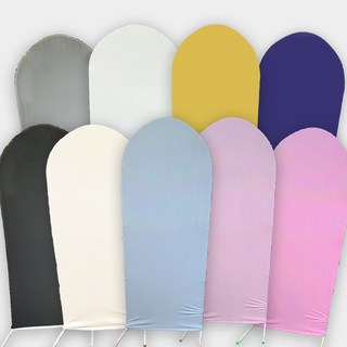 [파티붕붕]아치형 배경 원단 / 아치형 원단 커버 파티 포토월 포토존 데코 장식 용품, 그레이