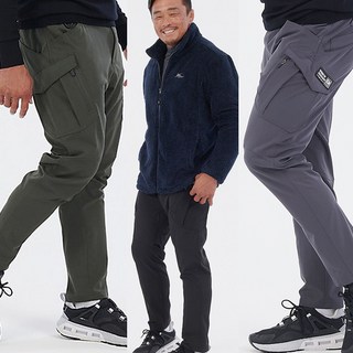 추성훈 코몽트 방풍 겨울 기모 바지 카고 팬츠 K24MP0991