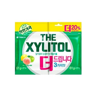 오리온 더 자일리톨 리필 122g, 5개