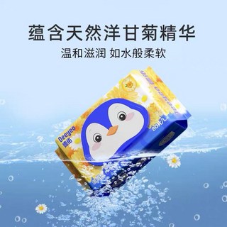 德佑80抽洋甘菊濕廁紙 - 家庭號實惠包 可沖散潔廁巾, 1個, 洋甘菊80抽(620克)