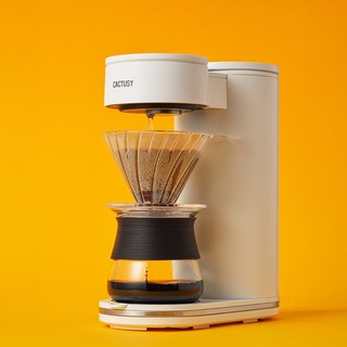 캑터시 전자동 스핀 드립 가정용 커피메이커 커피머신, 드립커피머신(CY-CM3025WH), CY-CM3025WH