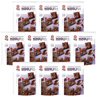 백설 브라우니 믹스, 320g, 10개