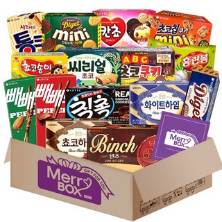 초코과자 15종 2호, 1세트, 메리박스 초코과자 15종
