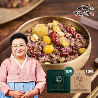 [정성곳간] 전통 수제영양밥 120gx10팩 수제나물밥 120gx10팩, 10개, 120g
