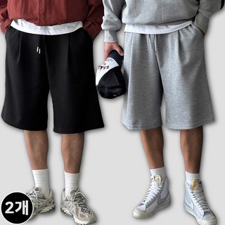 빠델 1+1당일출고 버뮤다팬츠 남자 짐웨어 헬스 운동복 6부 와이드반바지