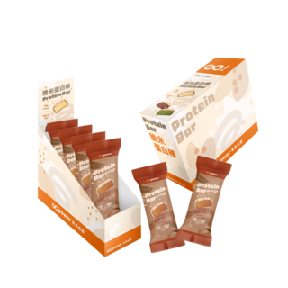 GOpower 果果能量 脆米蛋白棒【鴛鴦奶茶】盒裝6入 高蛋白, 1盒, 240g
