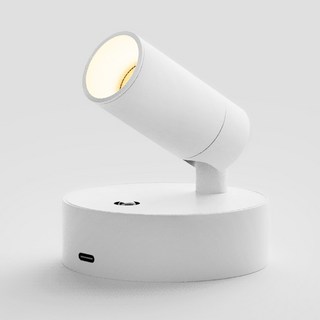 HK sell 밀키웨이 KC인증 대용량 배터리 원터치 자석부착형 LED 벽등, 3색등, 화이트, 2개