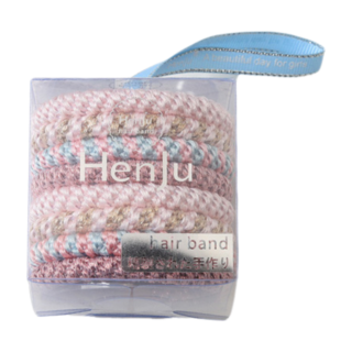 Henju彈力編織髮圈 多色可選 高彈力不易斷裂 柔軟舒適不傷髮 打造百變造型