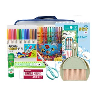 신학기 문구세트 지퍼가방 새학기 준비물 졸업 선물