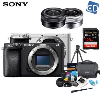 소니정품 A6400 16-50mm 128GB 패키지 미러리스카메라 /ED, 01 소니A6400블랙+16-50mm+128GB