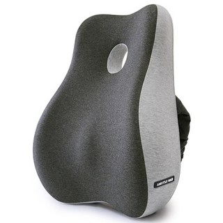 디모어 고급형 바른자세 의자 등받이 쿠션, 다크그레이