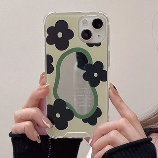 나인틴프라이데이 거울 미러 플라워 아이폰 갤럭시 케이스 폰케이스