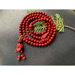 畫意坊 貔貅手串 108顆佛珠 吞金獸 硃砂佛珠手鏈 龍年化太歲保平安