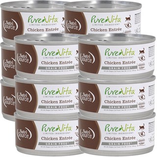 퓨어비타 [주식캔]퓨어비타 치킨 앙트레 156g x 12개세트 (1box) 주식캔, 12개