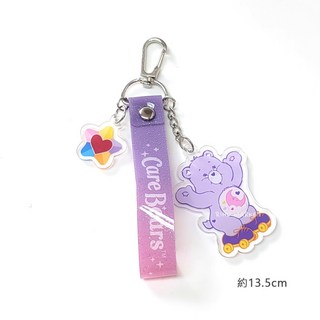 韓國大創 彩虹熊 care bears 卡冊 卡套 吊飾 小卡收集冊 相簿 四格照 偶像 追星卡冊 拍立得 相本, 壓克力吊飾 紫色, 20頁/40張