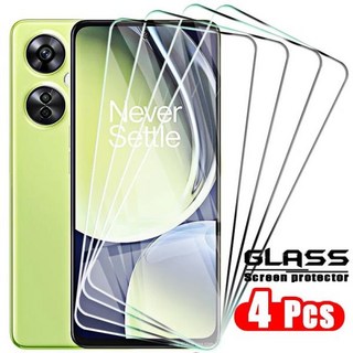 Oneplus Nord CE 3 Lite 5G 강화 유리 화면 보호기 1 + 10r 9r 8t 7t Pro 2 2t N100 N300 4 개, 16 For oneplus 10R