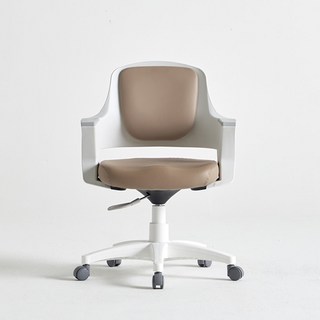 파로마 허그체어 국내생산 라이언 책상의자 어린이 아동 키즈 초등 학생 공부 의자, 화이트바디 베이지