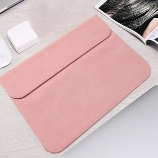 생활의 미쁨 슬림 노트북 가죽 슬리브 파우치 13.3형 가로형 핑크 20인치노트북가방