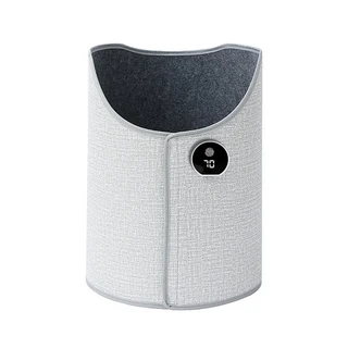 책상 아래 전기 다리 온열기 5단계 조절 가능한 인체공학적 랩 스페이스 히터 조용하고 컴팩트한 가정용 사, 03 Grey