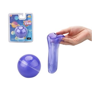 宇宙星球 史萊姆5入組 盒裝玩具 金星/木星/水星/土星/太陽/月亮/天王星/海王星 RG452, 1個, 宇宙星球史萊姆-水星/單顆