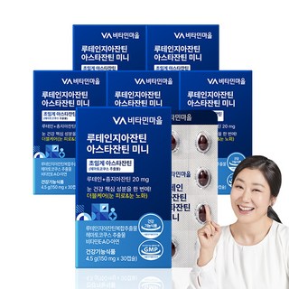 비타민마을 루테인지아잔틴 아스타잔틴 미니, 30정, 6개