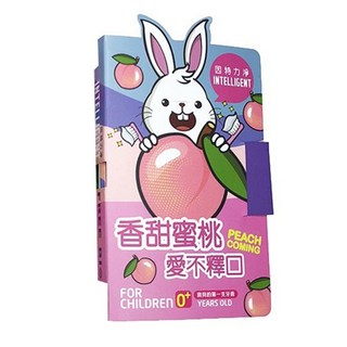 因特力淨 酵素兒童牙膏 40g 安全可吞 無氟牙膏 兒童牙膏 水蜜桃 葡萄 草莓 不含氟 9070 嬰兒牙膏, 1個, 水蜜桃7g / 9100