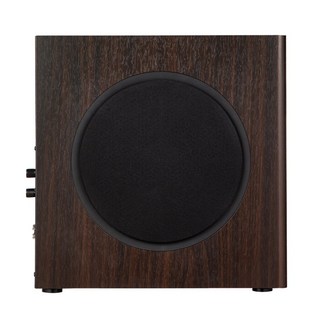 에디파이어 70WRMS 18mm MDF 8인치 롱스로우 우퍼 파워 서브우퍼 T5s, 브라운