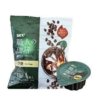 UCC 職人の珈琲 深焙無糖咖啡膠囊 (8入) 方便即飲, 13.4g, 1個, 8個裝