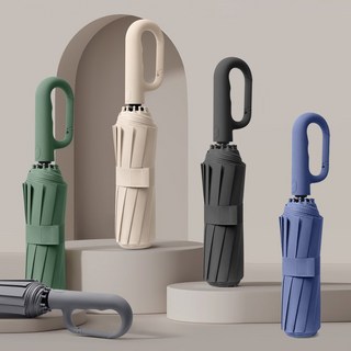 라블라네 UV차단 고급 고리형 대형 3단 접이식 자동 양산 우산