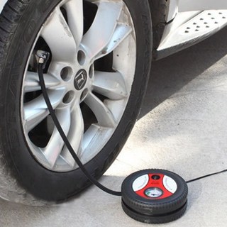 電動打氣機 胎壓計 DC12V，附汽車機車腳踏車籃球專用配件, 1個, 單一款