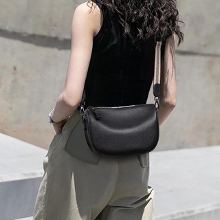 高品質真皮女包 新款牛皮手提波士頓包 大容量肩背包 時尚百搭斜背包