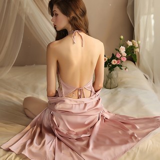 에스와이티 실크 슬립 나시 반바지 가운 3종세트