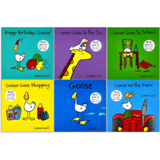 AR 1점대 Goose (6종택1 음원 CD포함) Laura Wall의 구스 시리즈 AR도서 유아 초등 영어 원서 그림책, E