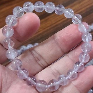 紫兔毛兔毛水晶手鍊手環手珠 8mm 天然水晶玉石特賣