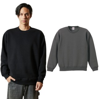 United Athle 日本10.0oz頂級柔棉內刷毛圓領大學T恤 5928-01，舒適保暖，多色可選，日系簡約風格