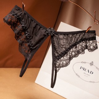 性感開檔丁字褲 女生內褲 開洞內褲 情趣內褲 開檔免脫 女丁字褲 女三角褲 低腰丁字褲, 黑色, 黑色