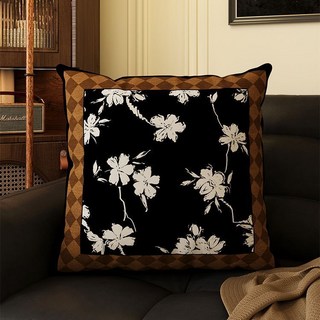 復古輕奢綠色抱枕美式復古抱枕中古風美拉德沙發靠背墊牀頭軟靠枕, 1件, 487