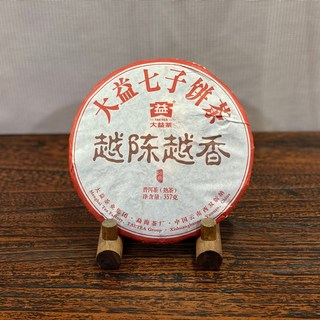 맹해차창 2016년 월진월향 357g 중국 운남성 대익 보이차 숙차, 1개, 1개입