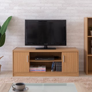 TZUMii 職人加厚雙門二格電視櫃 電器櫃 影音櫃 客廳收納 電視架, 職人加厚-雙門二格電視櫃