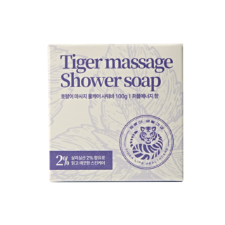 [멘소레담비누] "근육통 여드름 각질 보습관리 풀케어 샤워바(약산성 살리살신 멘톨 함유) 호랑이생활건강 마사지 비누 (헤어+페이스+바디 샤워바) 퍼플에너지(라벤더향), 1개입, 100g