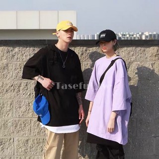 Taseful_tw 韓國代購 Holy in code 重磅 純色 Oversize 短袖 (6色)