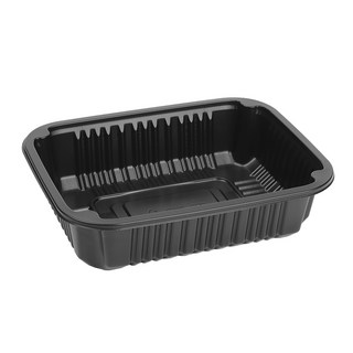 큐담 성형 실링용기 Q-19155 (19x15x5) 블랙, 1개, 100개입