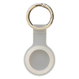 A-Tag 物品尋找器 蘋果Find My認證 台灣晶片 MFI&NCC認證 防丟神器, 透明白保護套 + A-Tag物品尋找器, 1個