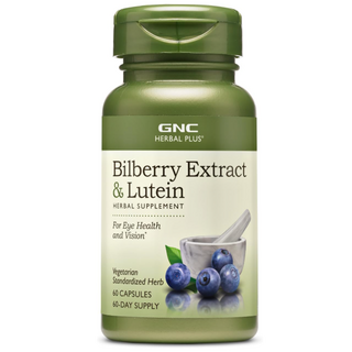 GNC 허벌 플러스 빌베리 추출물 앤 루테인 소프트젤, 60정, 1개