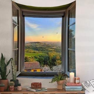 유어스피어 감성 패브릭 포스터, 03 노을이 머무는 능선