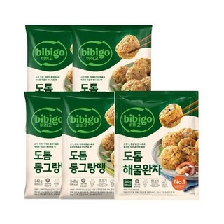 비비고 도톰 동그랑땡 340g x4개+도톰 해물완자 340g x1개 1세트, 없음