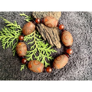 畫意坊 瑪瑙天珠手鍊：旺事業財運、開運助事業、增進人際關係, 1個