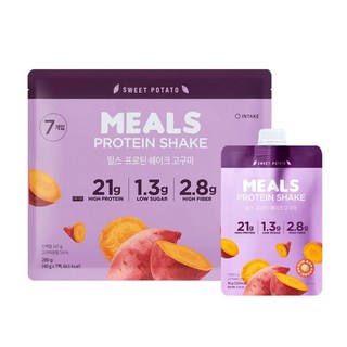 밀스 단백질 21g 프로틴 쉐이크 고구마(40g x 7팩), 7개, 40g
