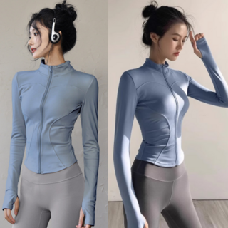 루미먼트 어디에나 잘 어울리는 필라테스 요가복 긴팔 집업 자켓